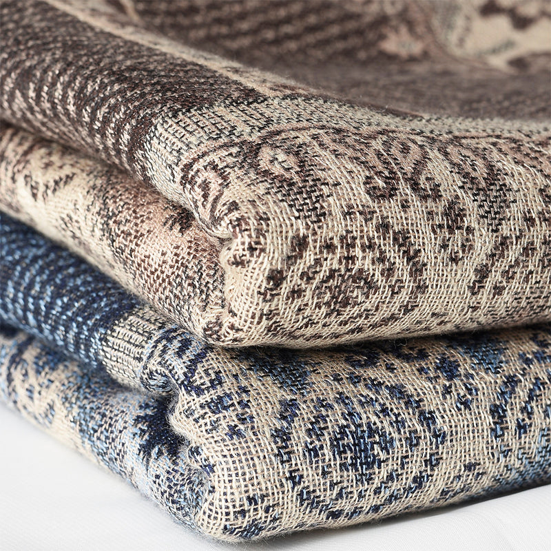 Jacquard Pattern Scarf | Woven Viscose Blend