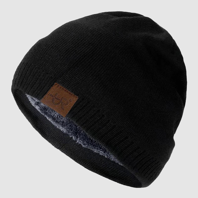 Fleece Lined Beanie – Ribbed Knit
