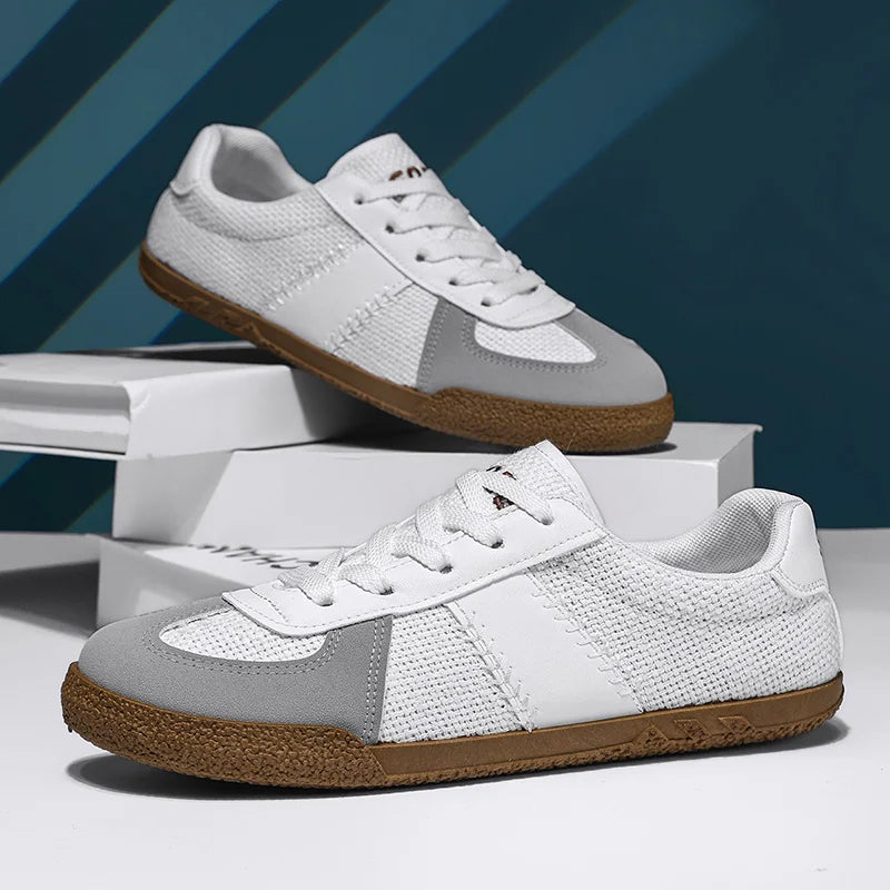 Italian Casual Sneakers | Lightweight Breathable Canvas Shoes | Viretti Milano