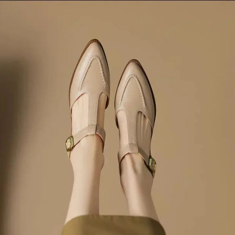 Buckle Shoes – Wide Strap Elegance