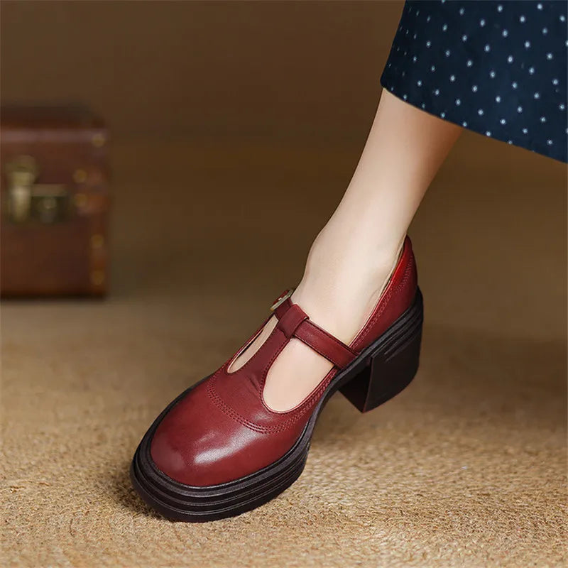 Chunky Pumps – Vintage Style Heels