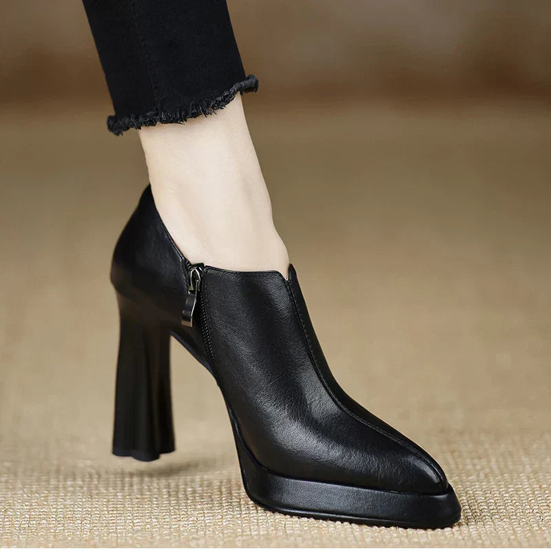 Carina Stylish Pumps – Premium Leather Heels