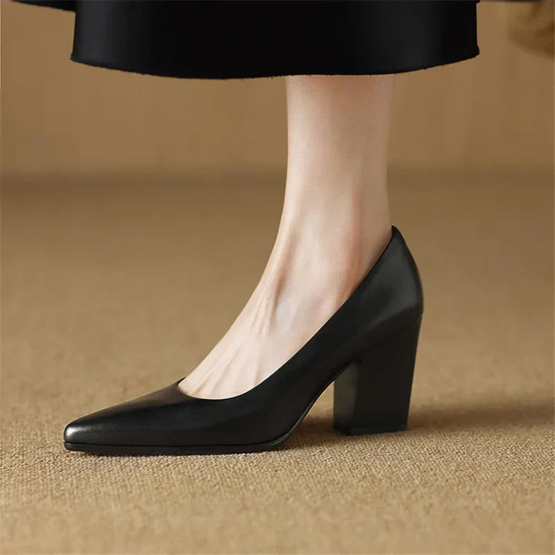 Verona Elegant Pumps | Stable Heel Women’s Formal Shoes