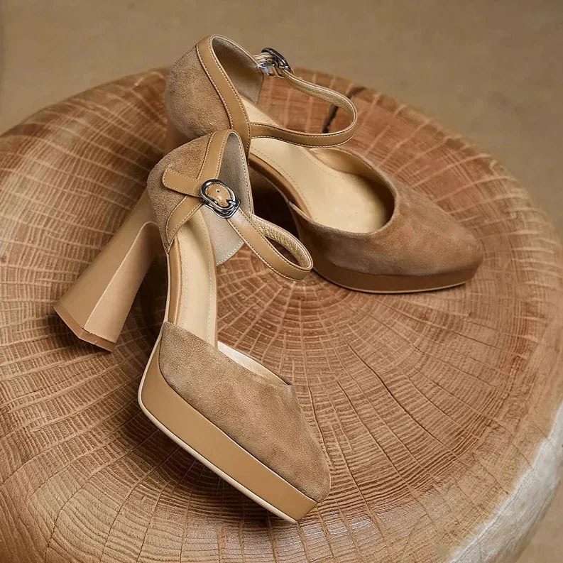 Elegant Pumps – Block Heel Shoes