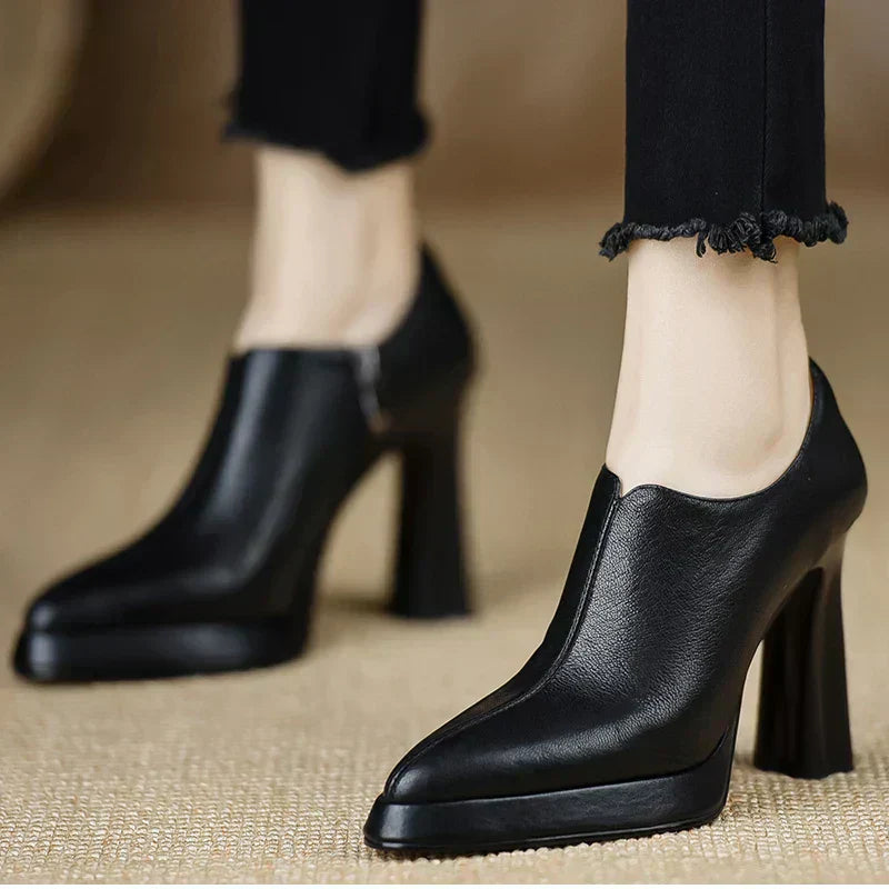 Carina Stylish Pumps – Premium Leather Heels