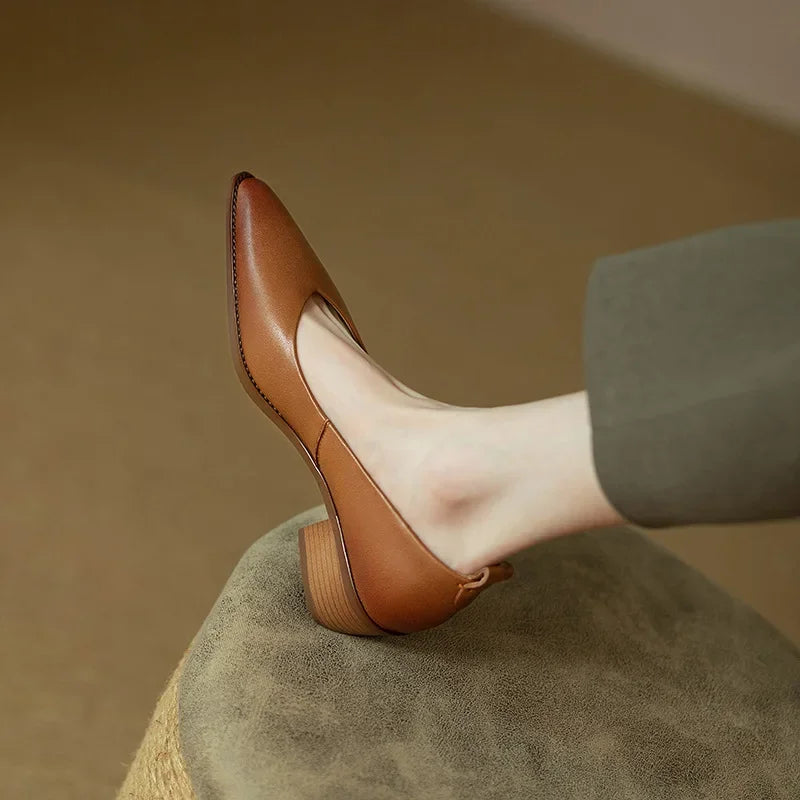Classic Pumps | Breathable Leather Design