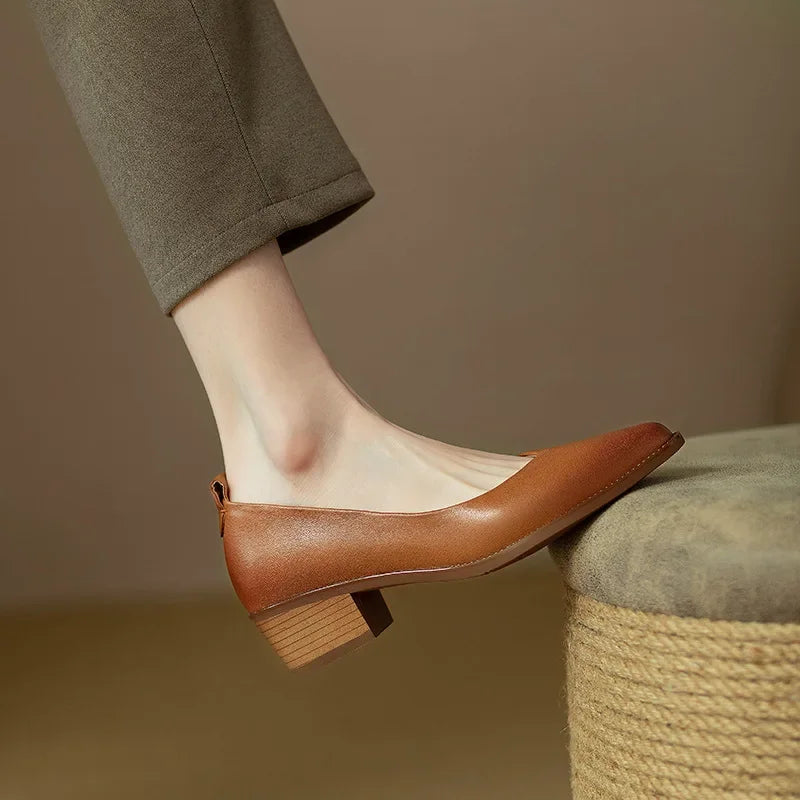 Classic Pumps | Breathable Leather Design