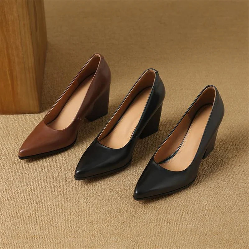Verona Elegant Pumps | Stable Heel Women’s Formal Shoes