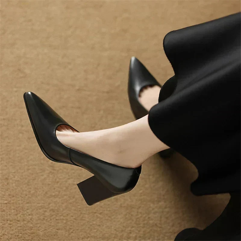 Verona Elegant Pumps | Stable Heel Women’s Formal Shoes