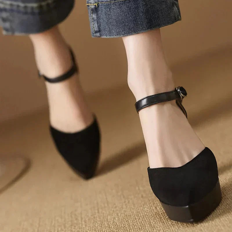 Elegant Pumps – Block Heel Shoes