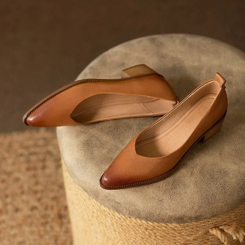 Classic Pumps | Breathable Leather Design