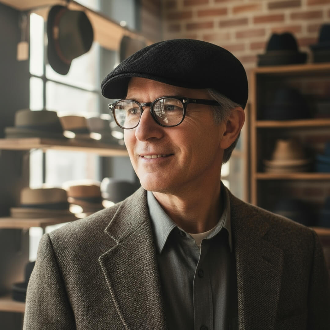 Mesh Flat Cap - Breathable Lightweight