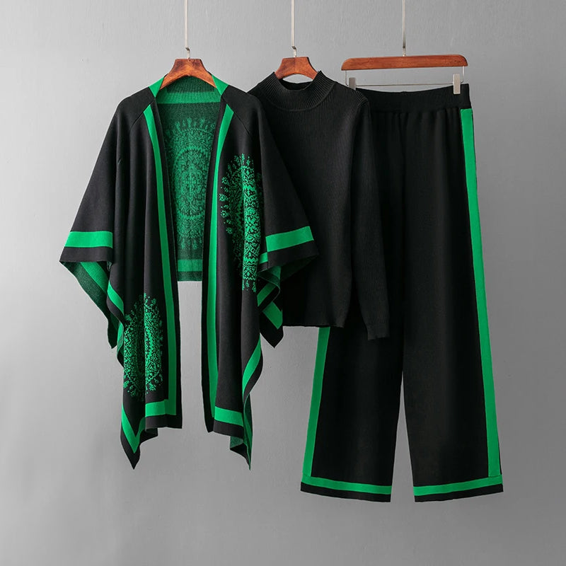 3 Piece Knit Set - Elegant Viretti Milano