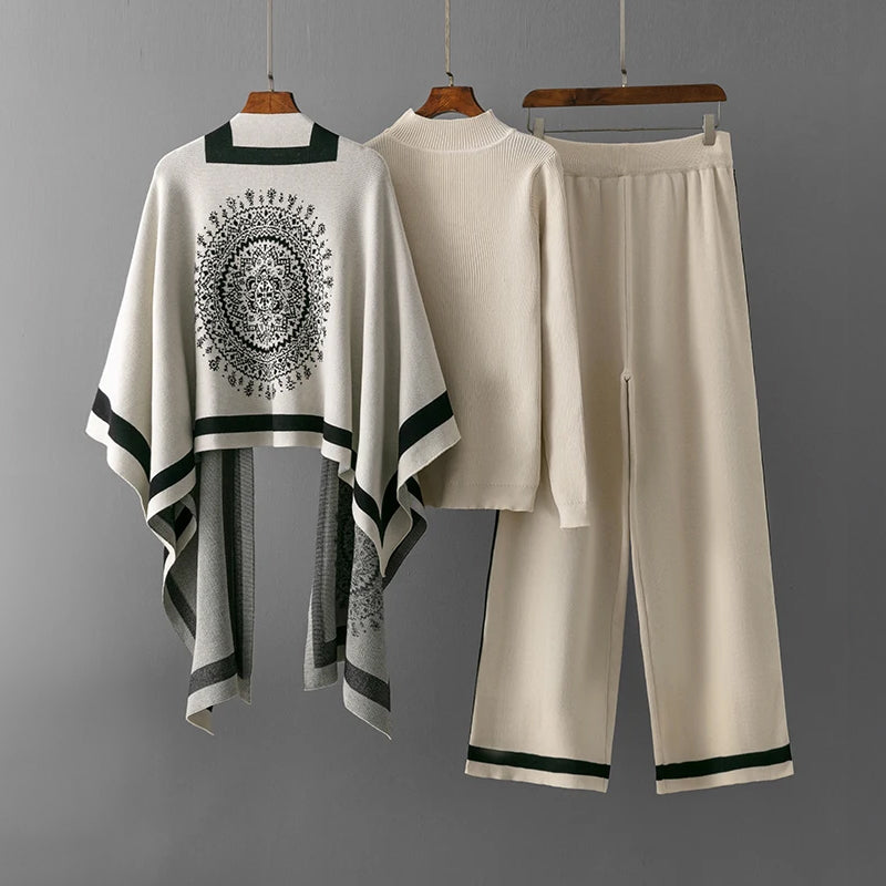 3 Piece Knit Set - Elegant Viretti Milano