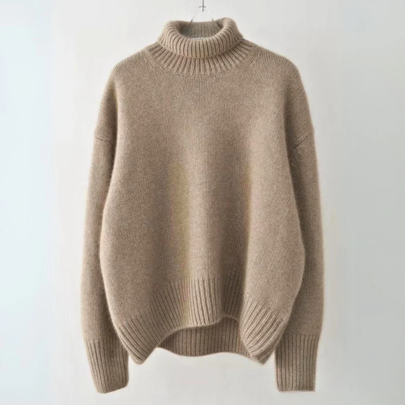 Soft Knit Turtleneck Sweater - Cozy Autumn Fit