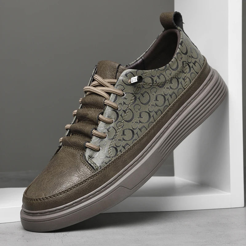 Italian Leather Sneakers – Minimalist Handcrafted Shoes