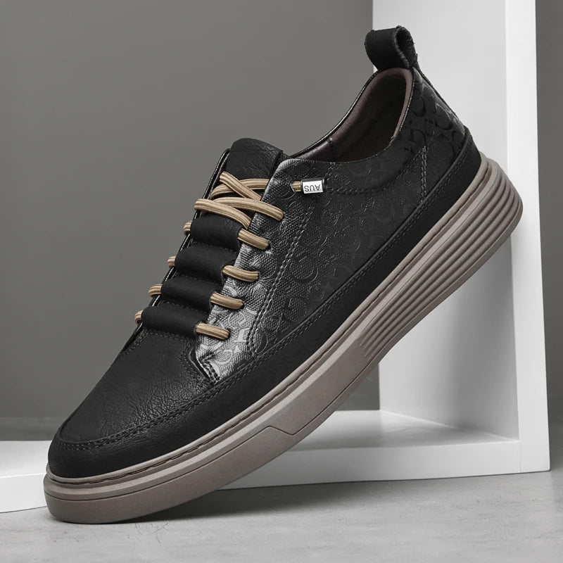 Italian Leather Sneakers – Minimalist Handcrafted Shoes