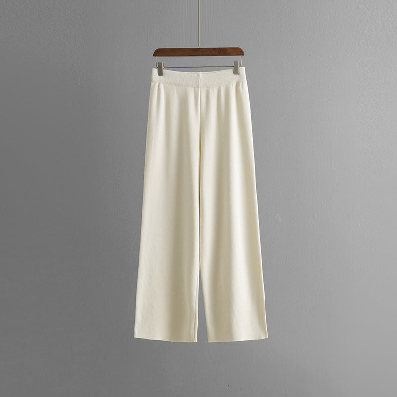 Striped Knit Set | Soft Turtleneck Sweater