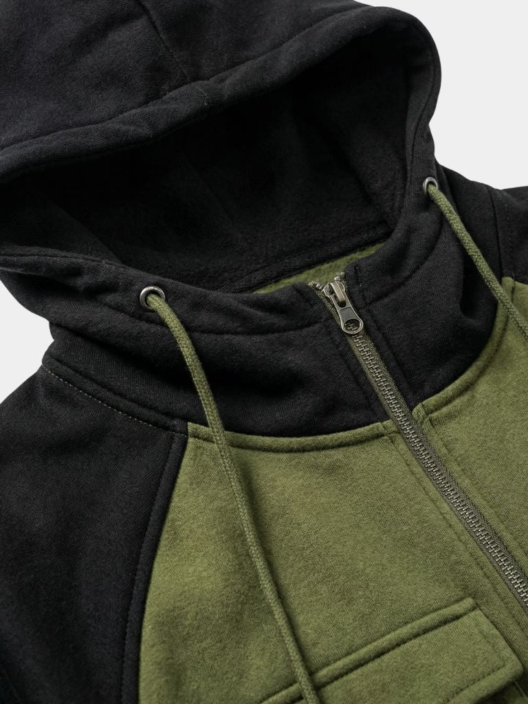 Cargo Zip Hoodie - Tailored Fit