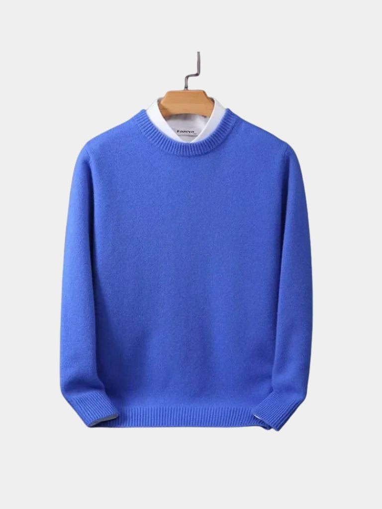 Cotton Pullover – Soft Tailored Sweater by Viretti Milano