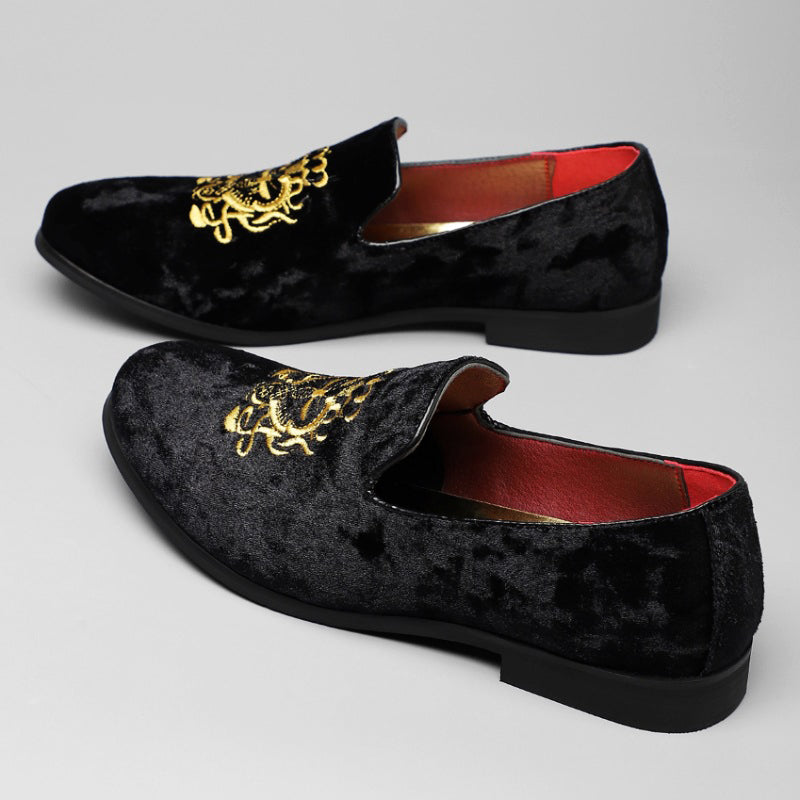 Velvet Loafers Calais Green | Luxury Men's Slip-On Shoes | Viretti Milano