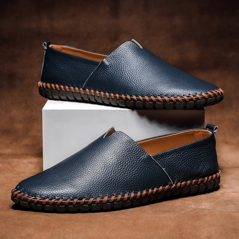 Genuine Leather Loafers | Italian Classic Slip-On Shoes | Viretti Milano