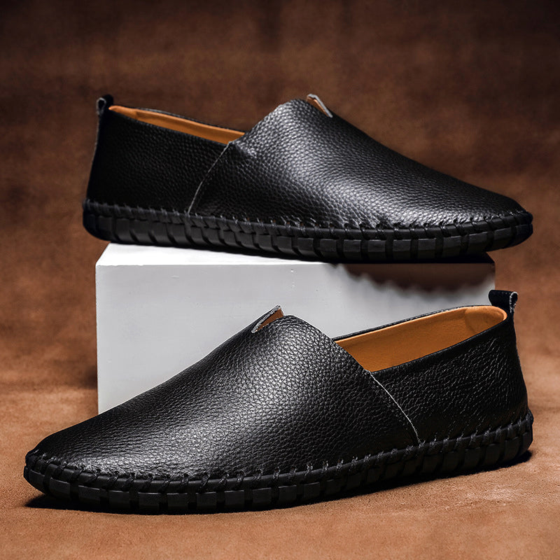 Genuine Leather Loafers | Italian Classic Slip-On Shoes | Viretti Milano