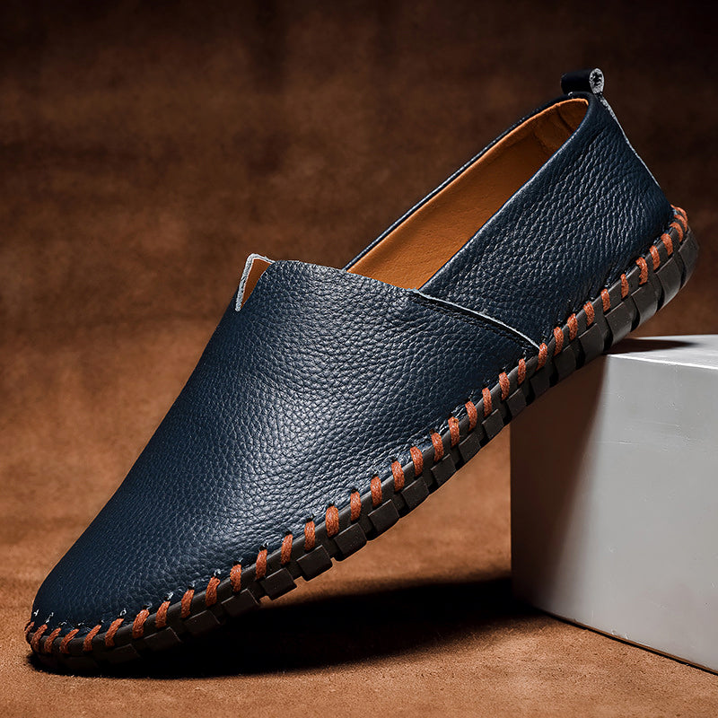 Genuine Leather Loafers | Italian Classic Slip-On Shoes | Viretti Milano