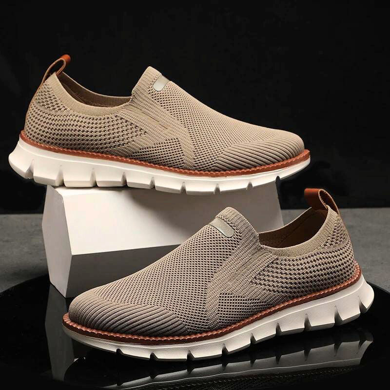 Mesh Slip-On Shoes | Breathable Lightweight Casual Footwear | Viretti Milano