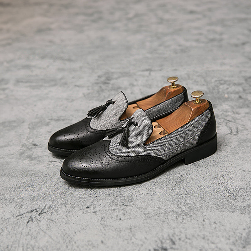 Italian Vintage Loafers | Elegant Men's Leather Footwear