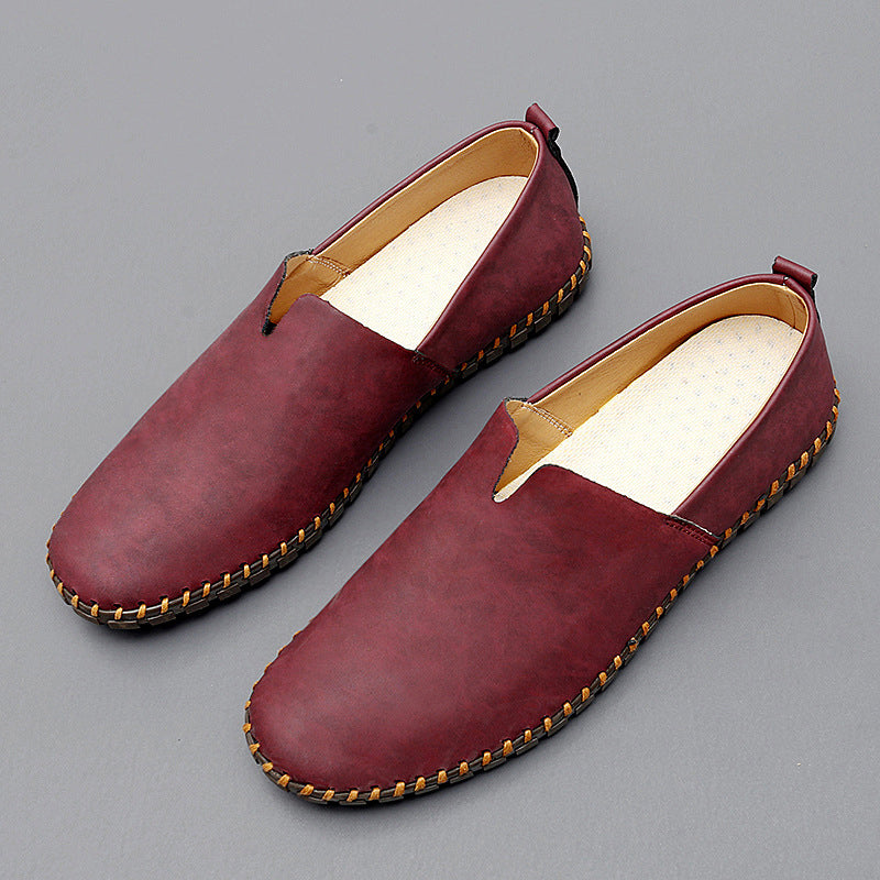 Leather Loafers Santorini | Classic Men's Slip On Shoes | Viretti Milano