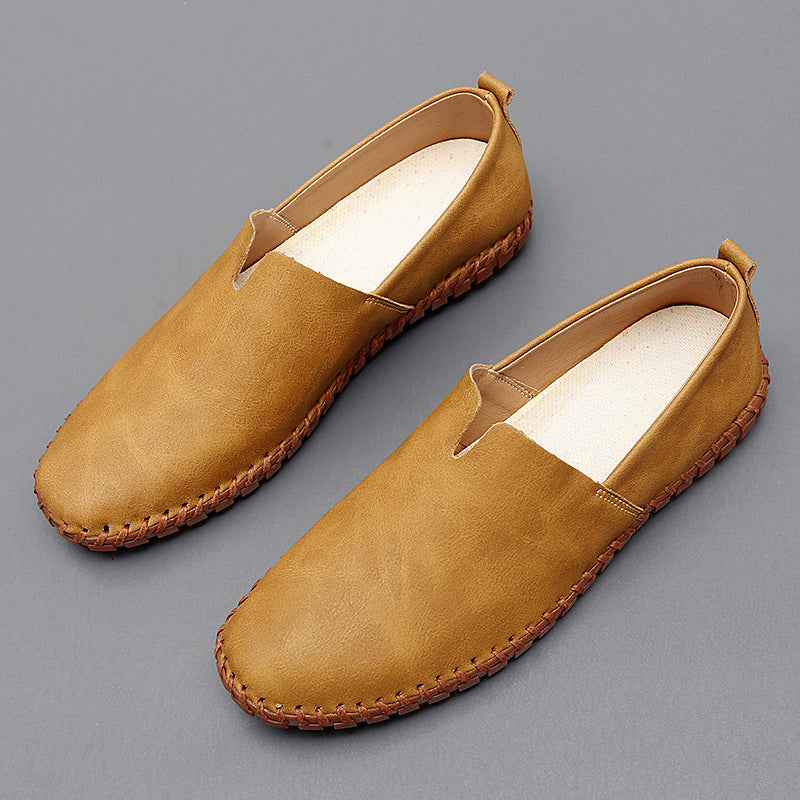 Leather Loafers Santorini | Classic Men's Slip On Shoes | Viretti Milano