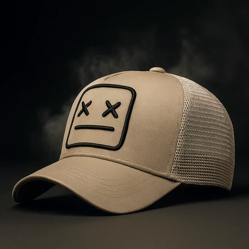 Embroidered Trucker Cap - Casual Streetwear