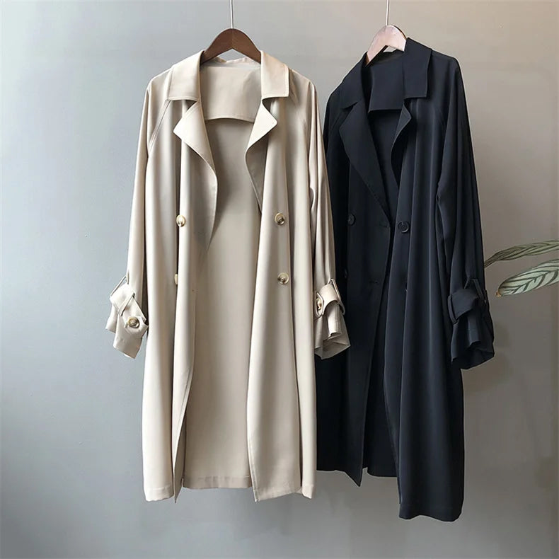 Paris Muse Trench Coat Elegant