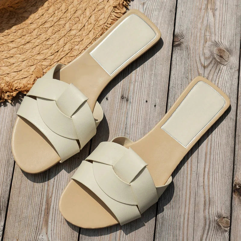 Seabreeze Slippers – Elegant Leather Flats
