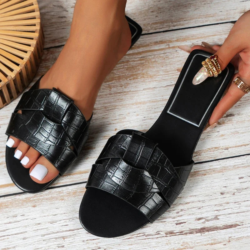 Seabreeze Slippers – Elegant Leather Flats
