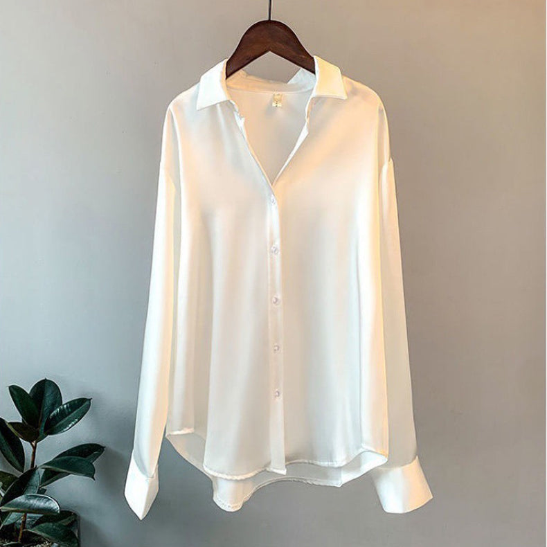 Seraphine Glow Shirt - Luxury Silk