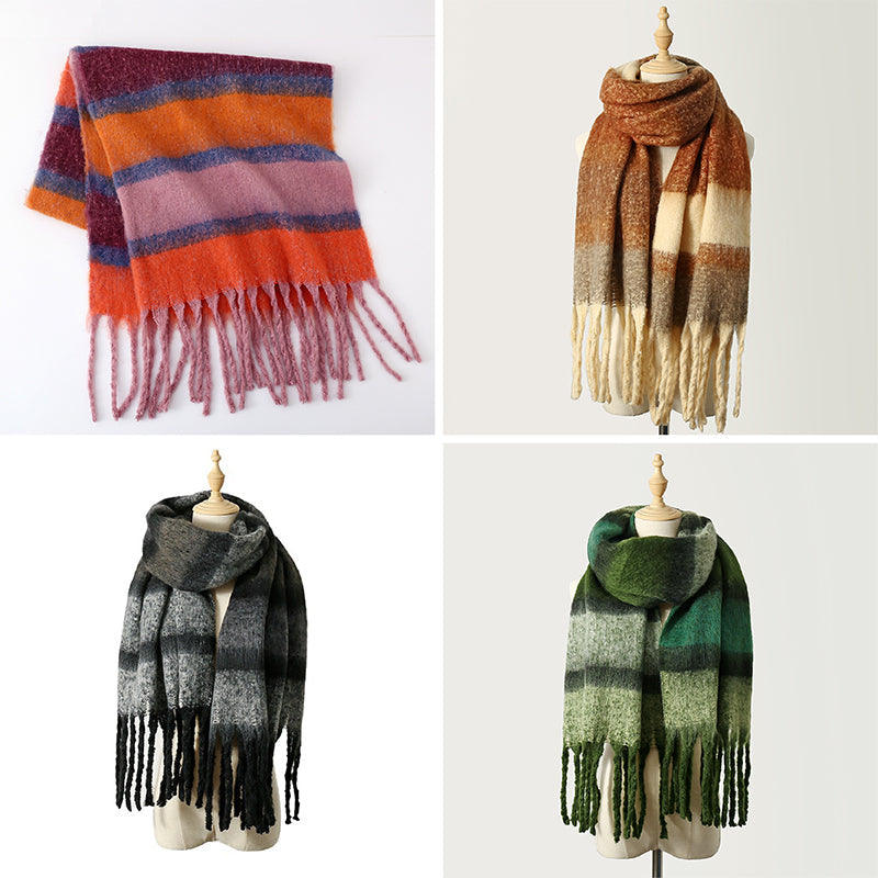 Twilight Bloom Scarf | SilkenWeave Luxury Wrap