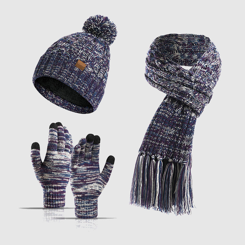 Winter Hat Scarf Gloves – Cozy Knitted Set
