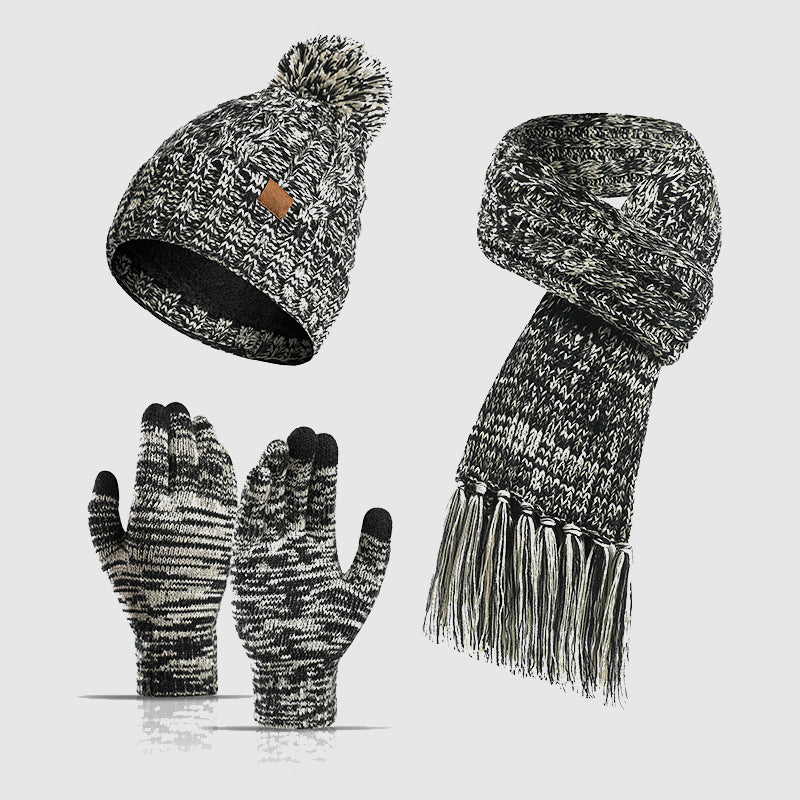 Winter Hat Scarf Gloves – Cozy Knitted Set