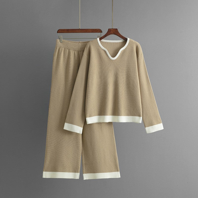 Relaxed Fit Knit Set - Luxe Lounge