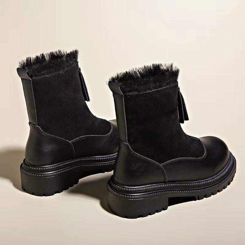 Women Ankle Boots – Mixed Leather