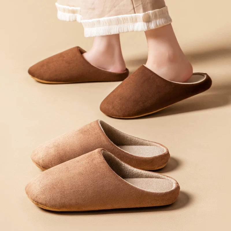 Women's Cozy Slippers - Plush Indoor Shoes