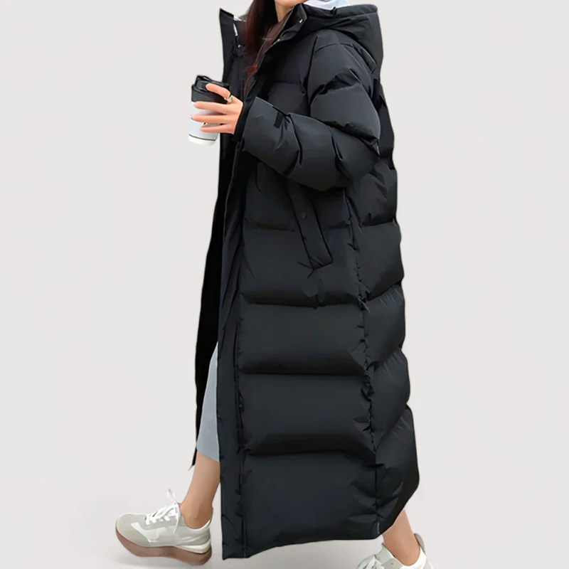 Extra-Long Puffer Coat Women’s Winter