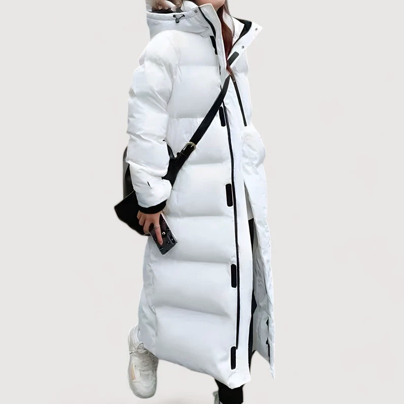 Extra-Long Puffer Coat Women’s Winter