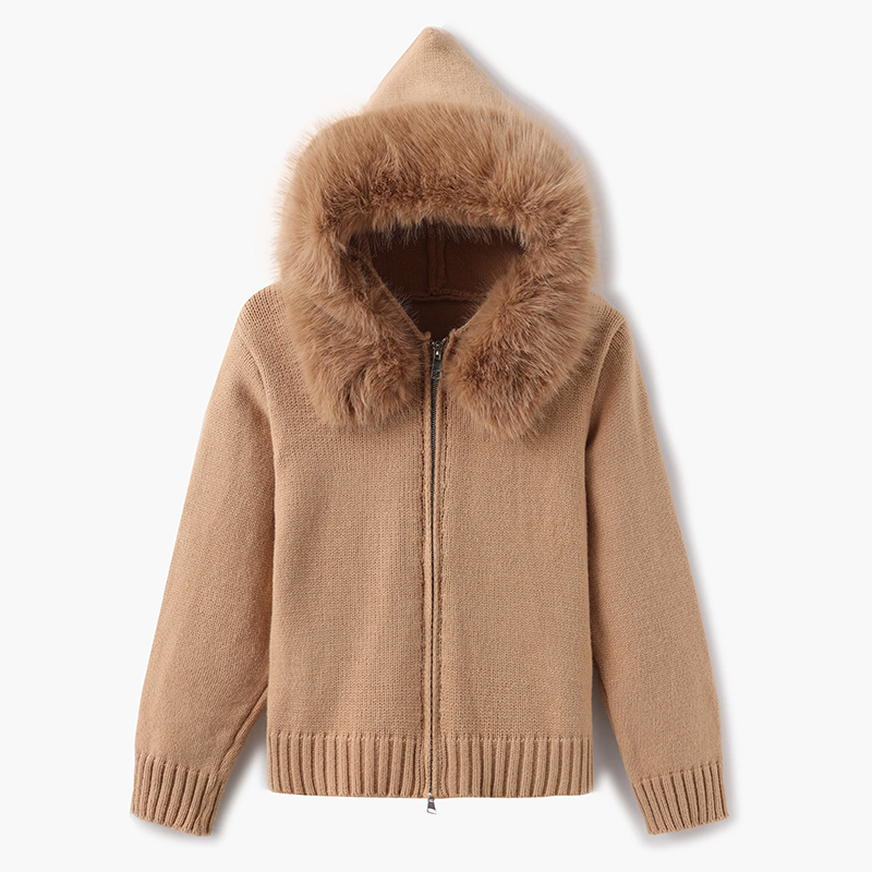 Women's Hooded Cardigan Cozy Winter Layer