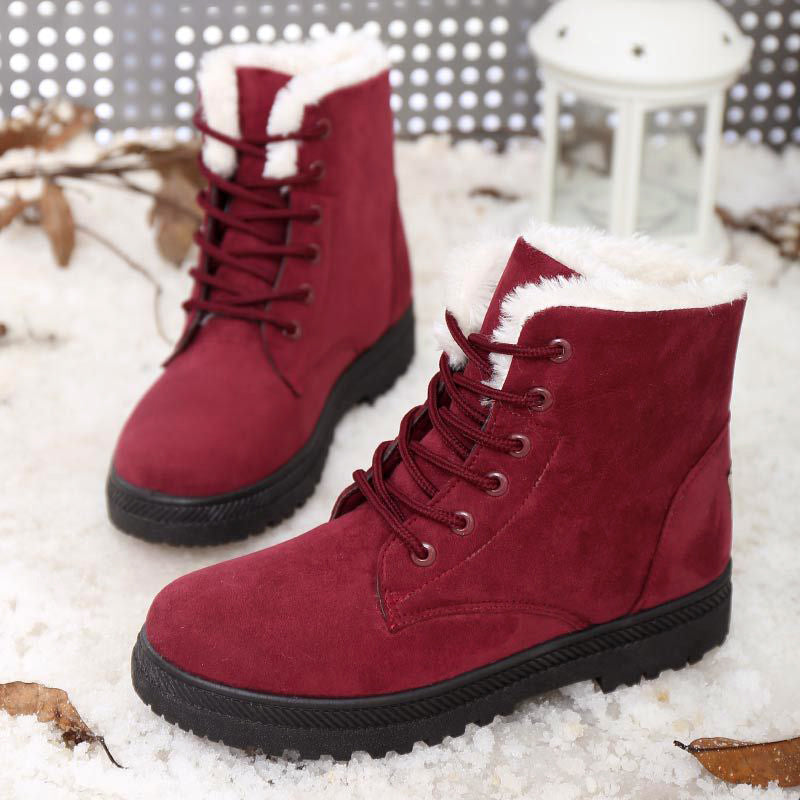 Winter Ankle Boots | Lace-Up Women’s