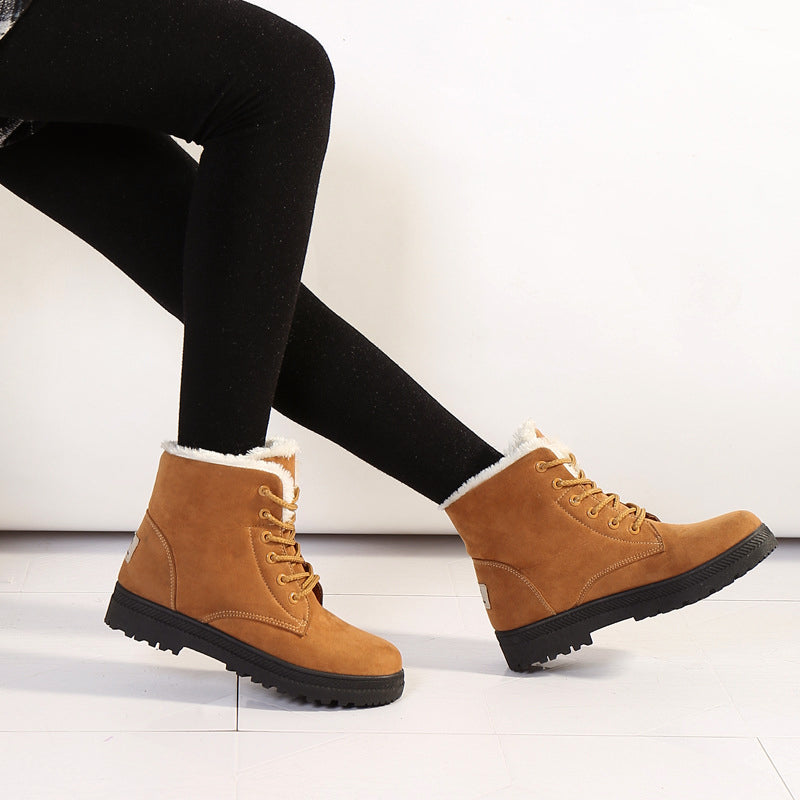 Winter Ankle Boots | Lace-Up Women’s