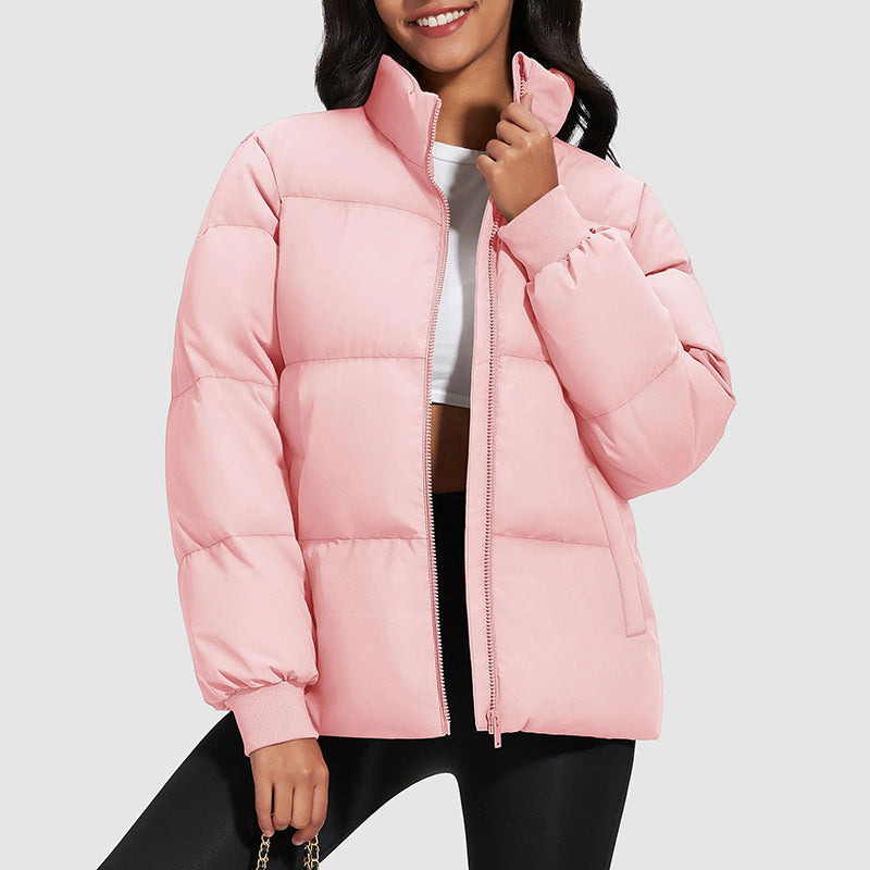 Women's Down Puffer Jacket | Water-Resistant Mid-Length Coat