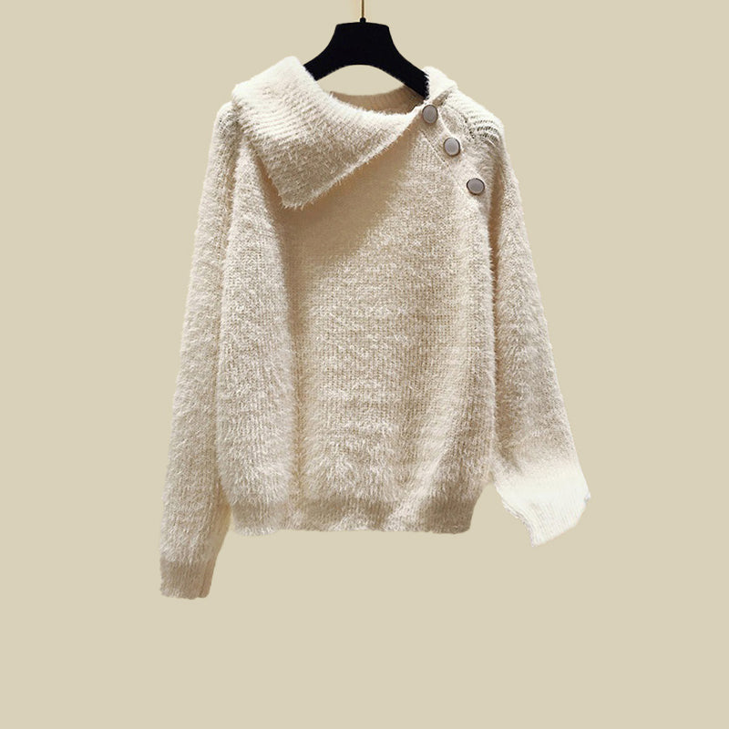 Women's Knit Pants Set | Relaxed Fit Three-Piece Outfit